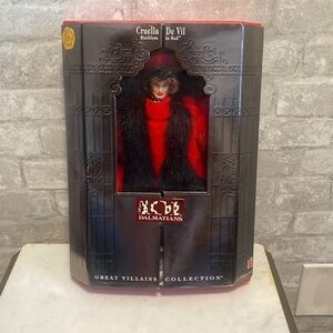 Cruella De Vil Ruthless in Red Barbie